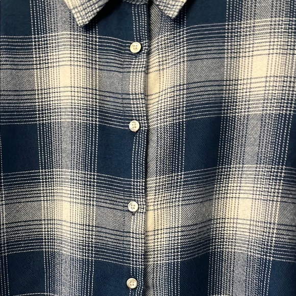 White Crow Blue Button Down Shirt - Picture 5 of 8